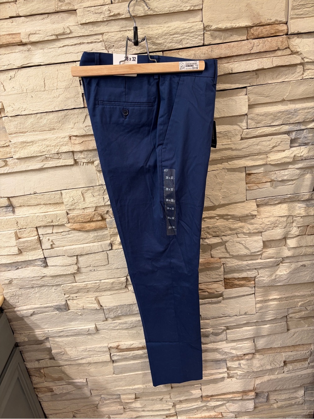 Express Blue Slim Fit Chinos
